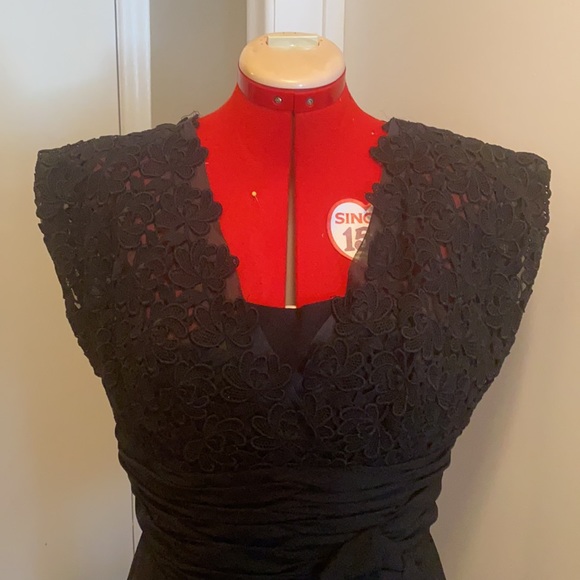 Seamstress Made Black Formal Dress - Picture 2 of 7